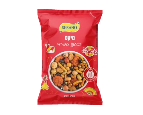 SERANO נשנושים מיקס בסגנון ספרדי 95 גרם