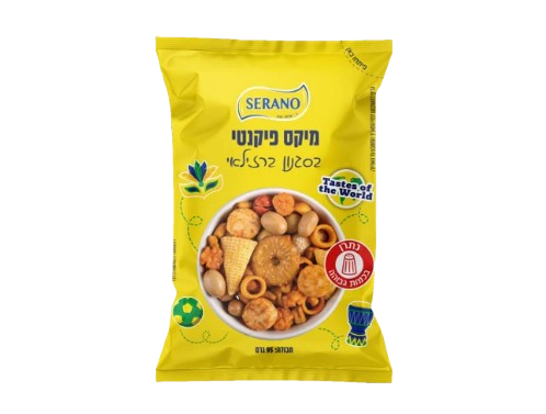 SERANO נשנושים מיקס פיקנטי בסגנון ברזילאי 95 גרם תמונת המוצר הראשית