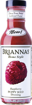רוטב BRIANNAS פטל ופרג 355 מ"ל