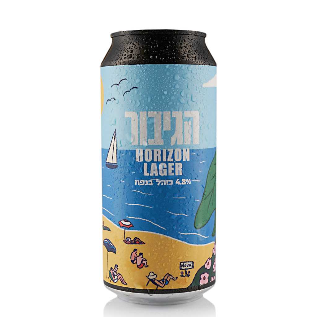 בירה הגיבור לאגר 440 מ"ל פחית תמונת המוצר הראשית