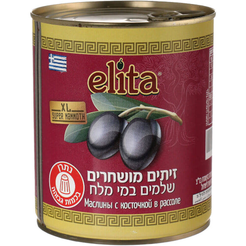 זיתים שחורים סופר ממוט 820 גר' חסר במלאי