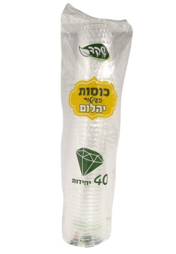 שרוול כוסות יהלום - 40 יחידות תמונת המוצר הראשית