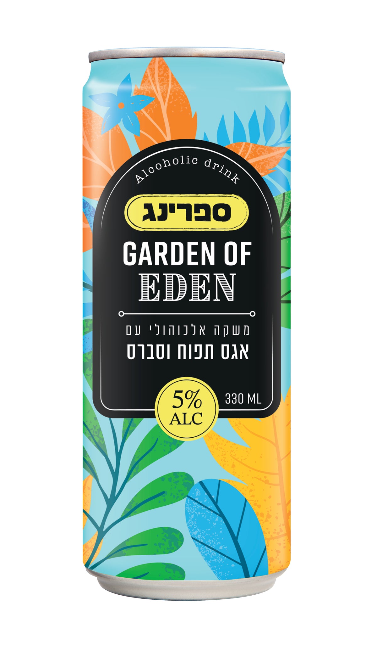 גולדן סנסט ספרינג משקה אלכוהולי אגס סברס תפוח 330 מ"ל