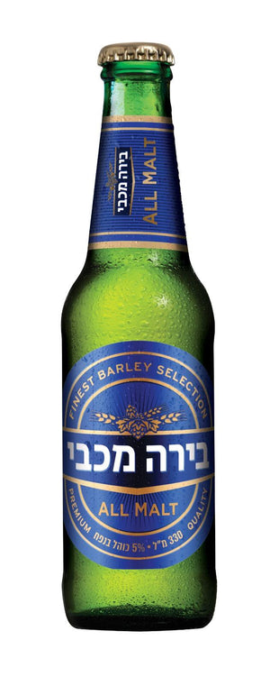 בירה מכבי 330 מ"ל