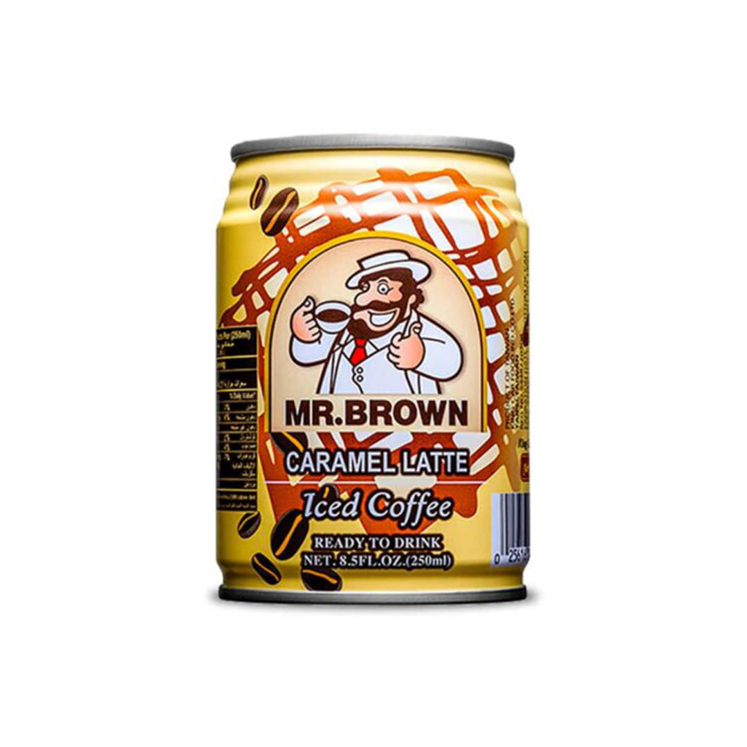 מאסטר בראון קפה בטעם לאטה קרמל 240 מ"ל