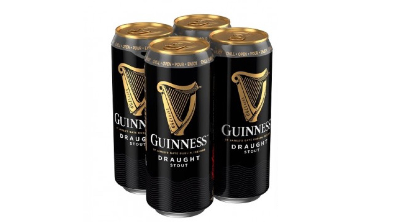  4 יח’ בירה גינס 440 מ"ל  