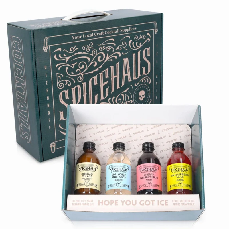 חסר במלאי!!!! מארז קוקטיילים פירותי ספייסהאוס