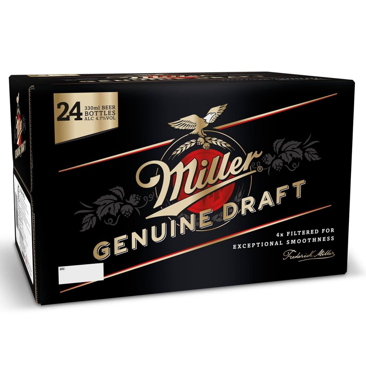 מגש בירה מילר 24 יח' 330 מ"ל 