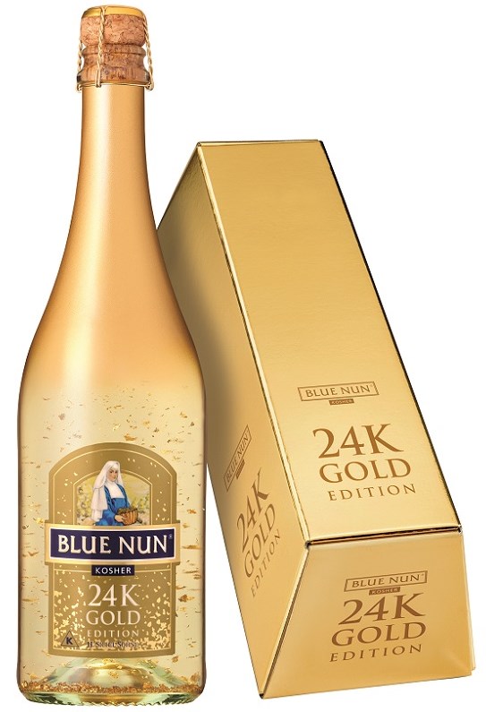 בלו נאן זהב 24K כשר במארז אונקייה 750 מ''ל
