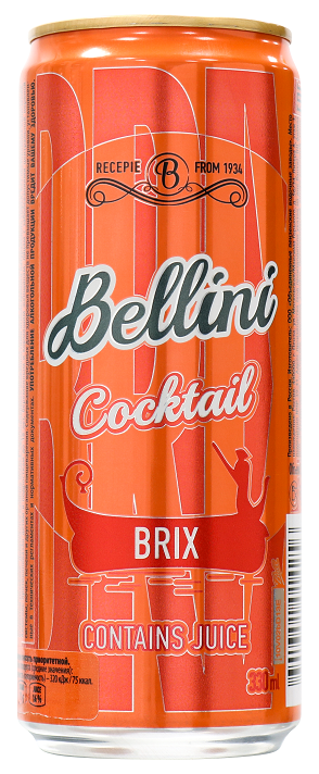 קוקטייל בריקס בליני 330 מ''ל פחית