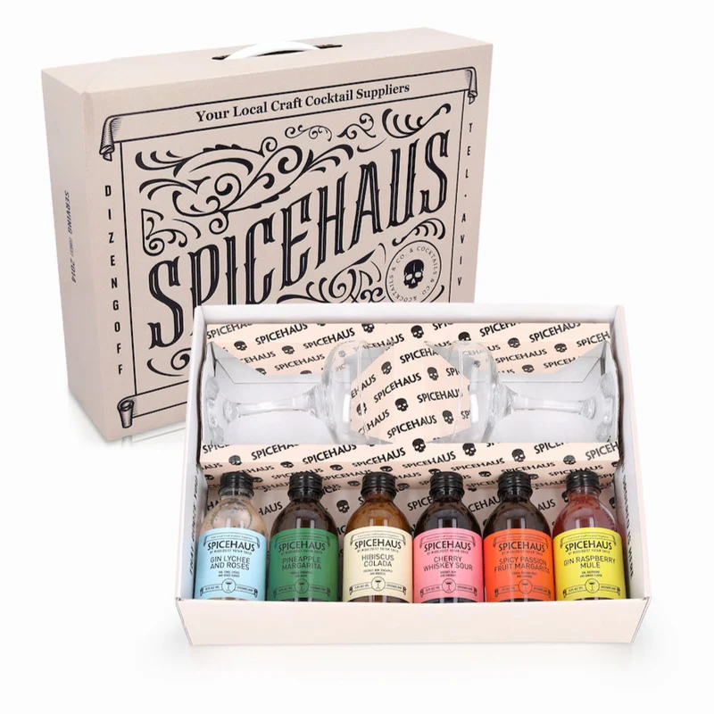 מארז טעימות עם כוסות ספייסהאוס