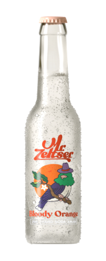 מר זלצר תפוז דם 275 מ"ל בקבוק	