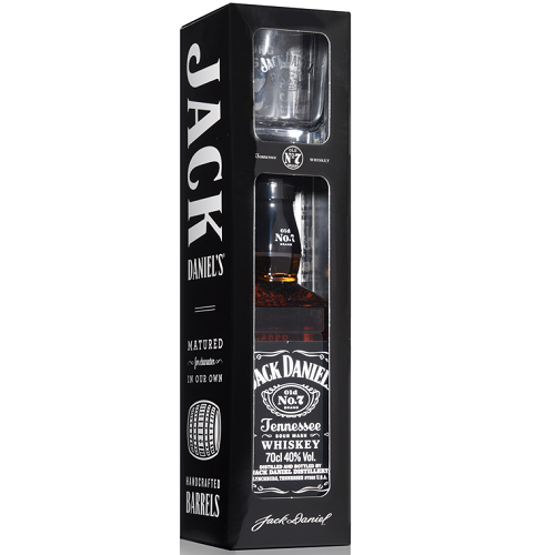  מארז וויסקי ג'ק דניאלס עם כוס