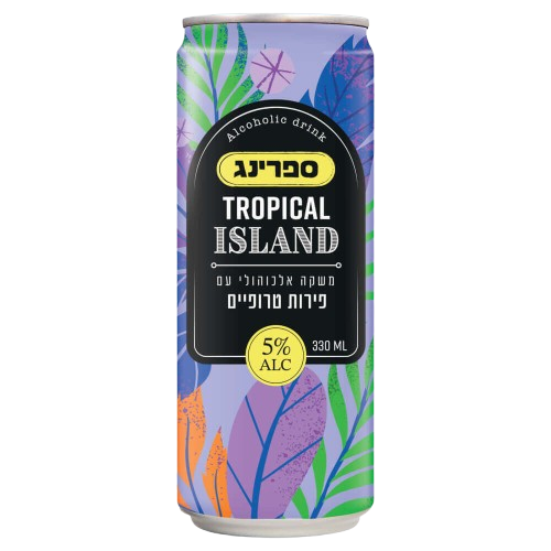 גולדן סנסט ספרינג משקה אלכוהולי פירות טרופים 330 מ"ל