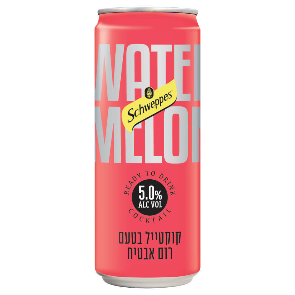 שוופס קוקטייל בטעם רום ואבטיח 330 מ"ל פחית