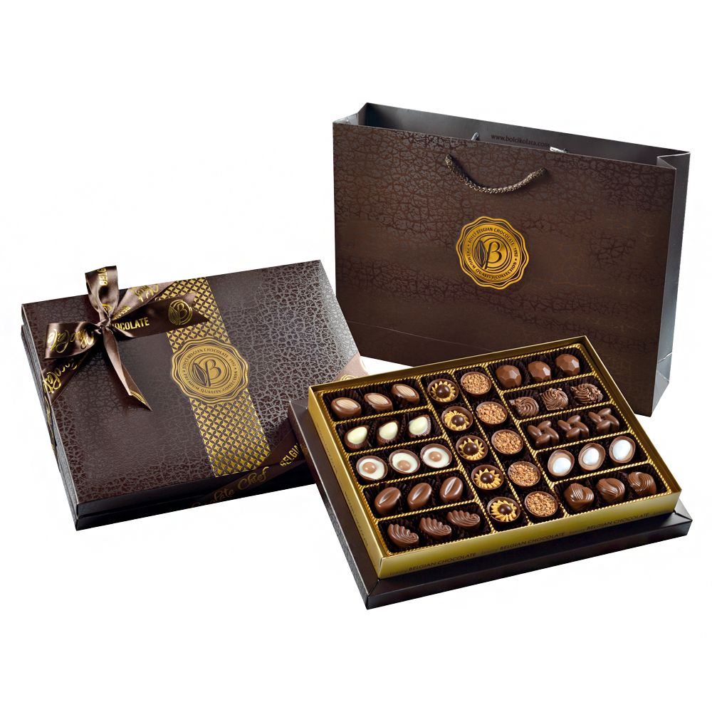 בונב פרלינים צבע עור חום 465 גר'