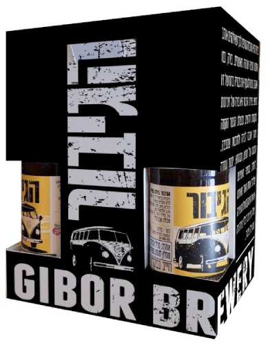 מארז בירה הגיבור מהודר 4 בק+כוס