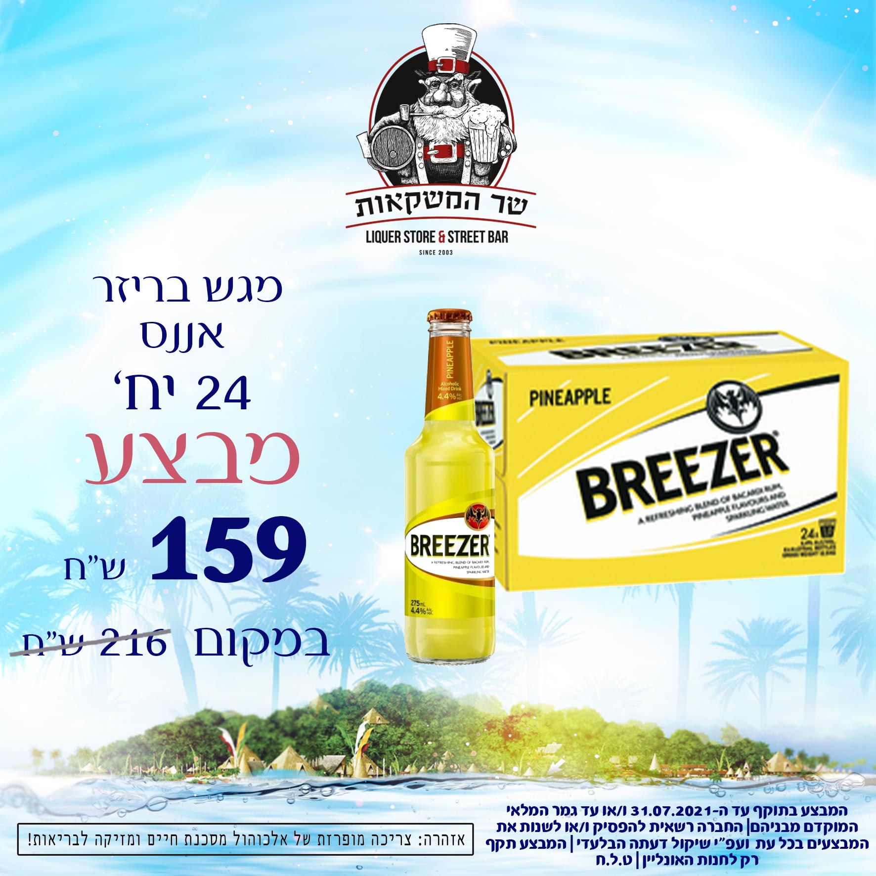 מגש בריזר אננס 24 יח'