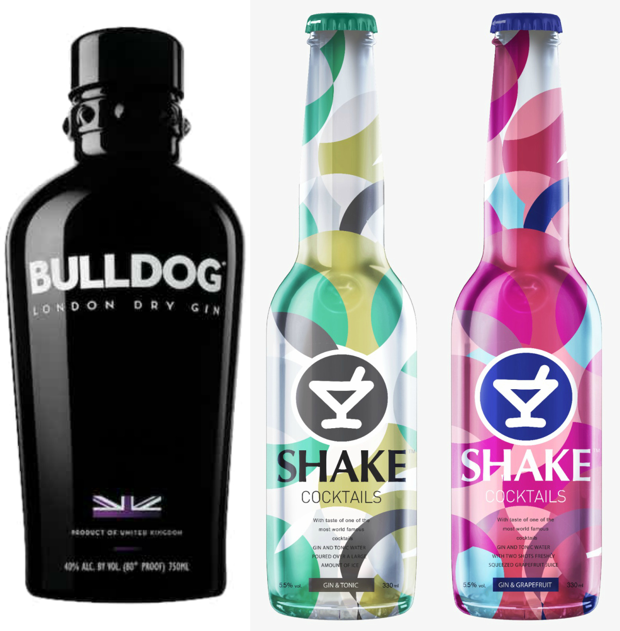 ג'ין בולדוג + 2 שייק ג'ין טוניק 