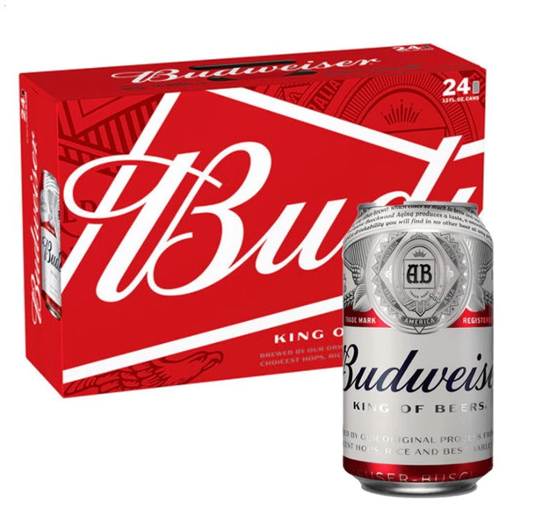 מגש בירה באדוויזר 330 מ"ל 24 פחיות