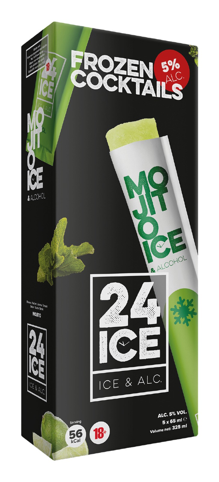 שלוק קוקטייל להקפאה בטעם קוקטייל מוחיטו 65 מ"ל 5 יח'  