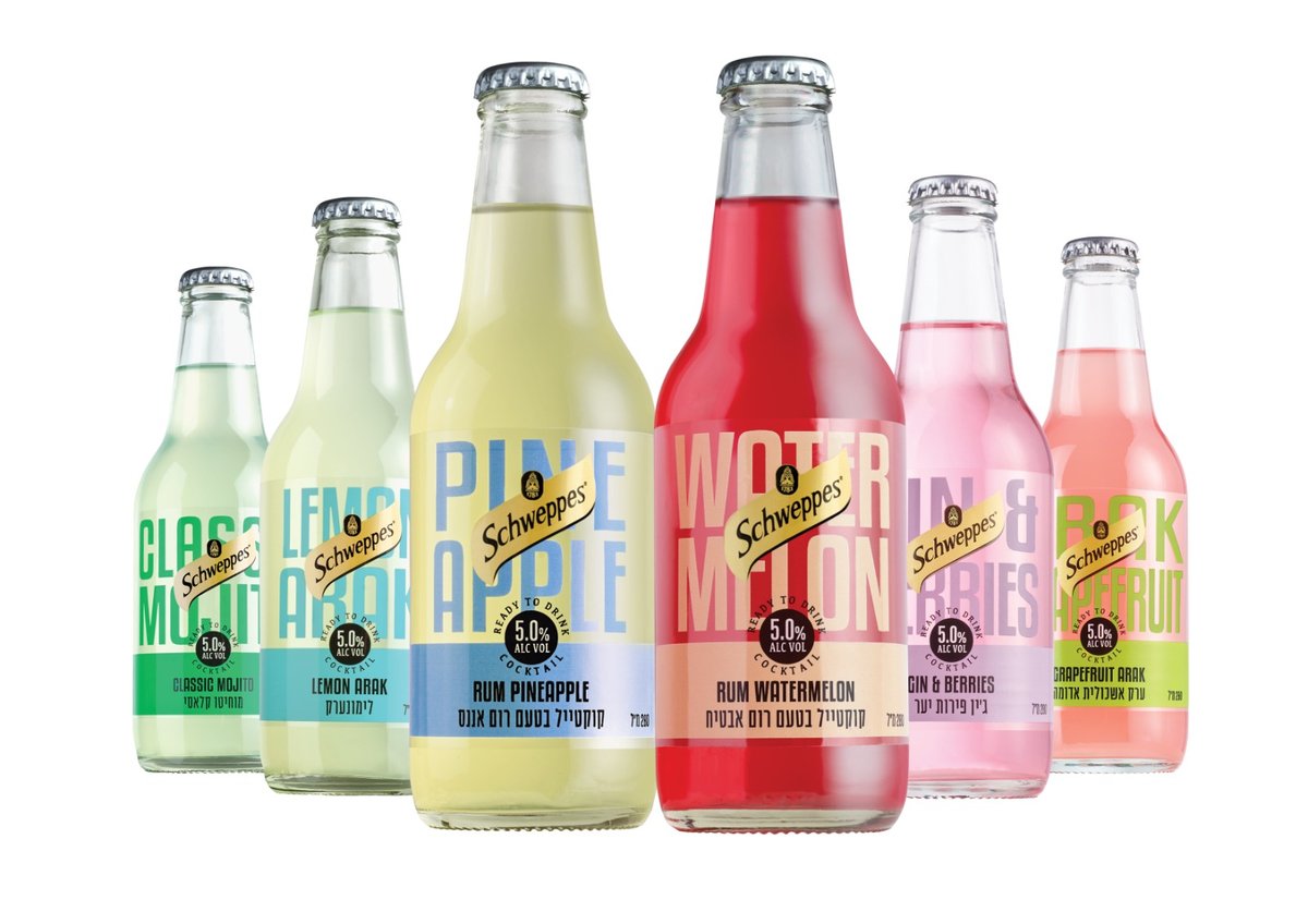 רביעייה שוופס קוקטייל מיקס טעמים 280 מ"ל 