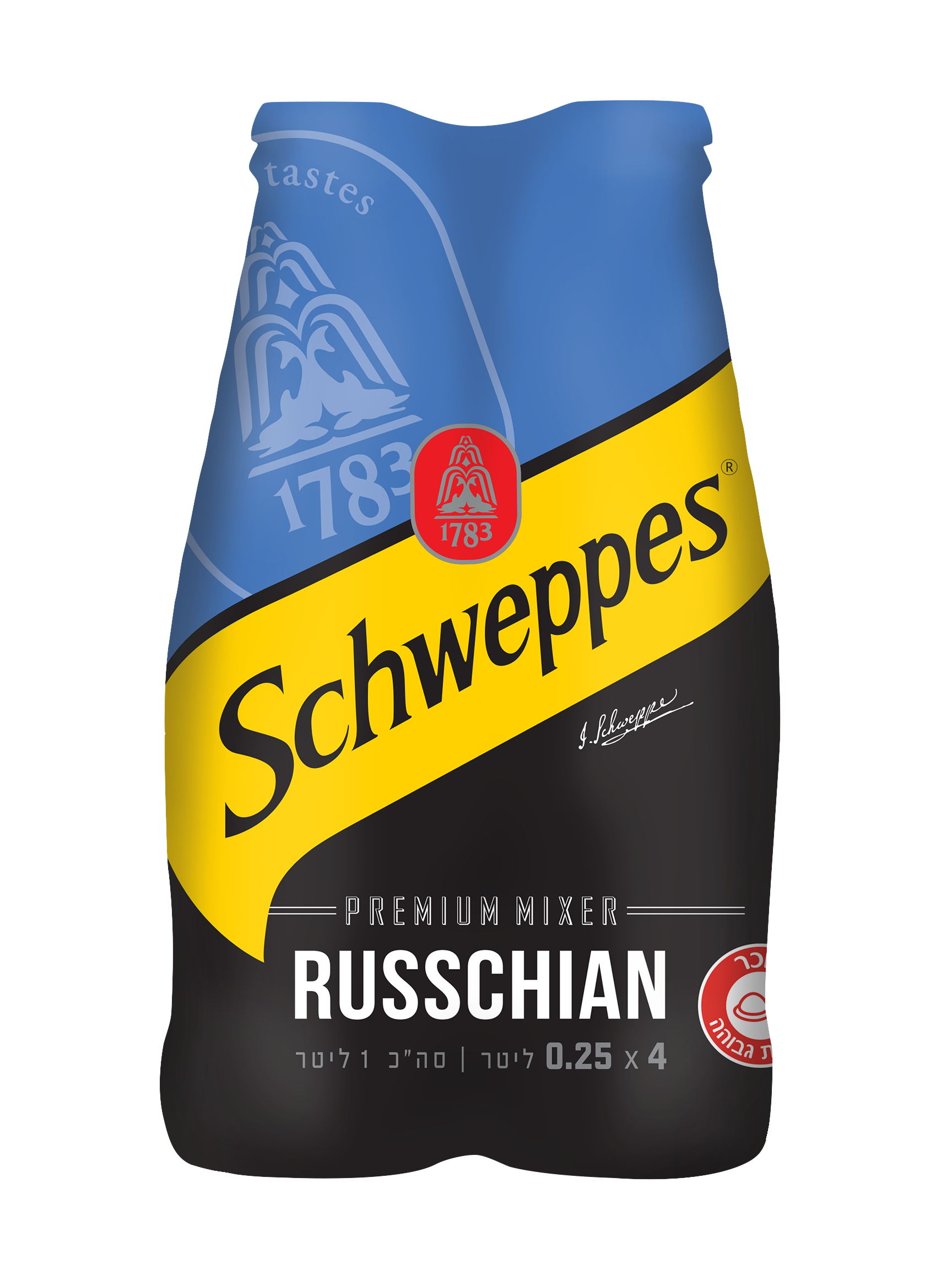 שוופס ראשן 250 מ"ל זכוכית רביעייה