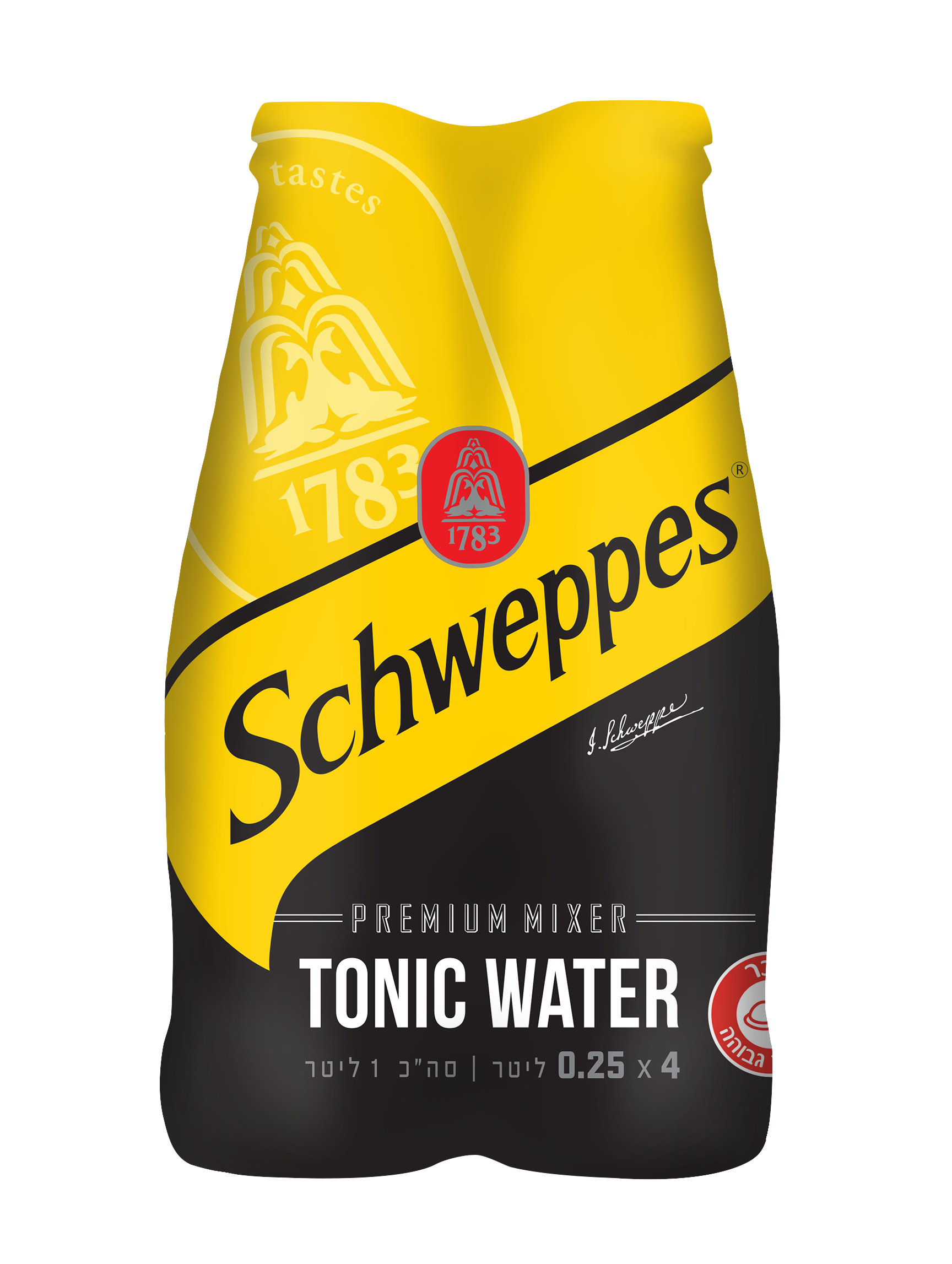 שוופס טוניק 250 מ"ל זכוכית רביעייה