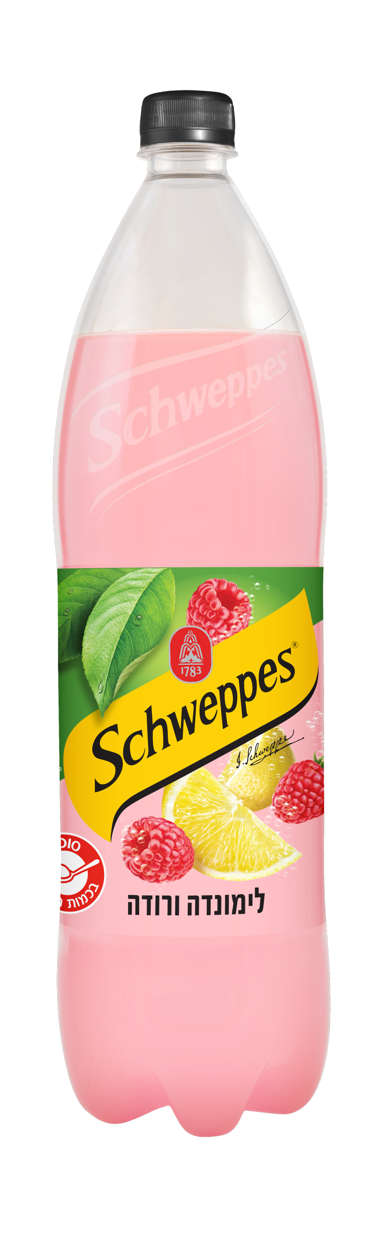 שוופס מוגז פירות לימונדה ורודה 1.5 ליטר