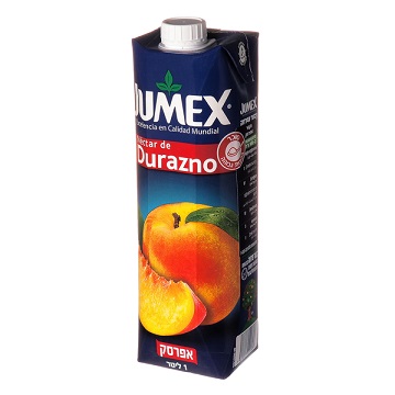 מיץ גומיקס אפרסק ליטר