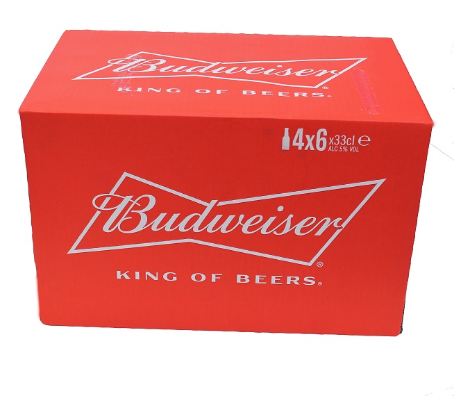 מגש בירה באדוויזר 24 יח' 330 מ"ל 