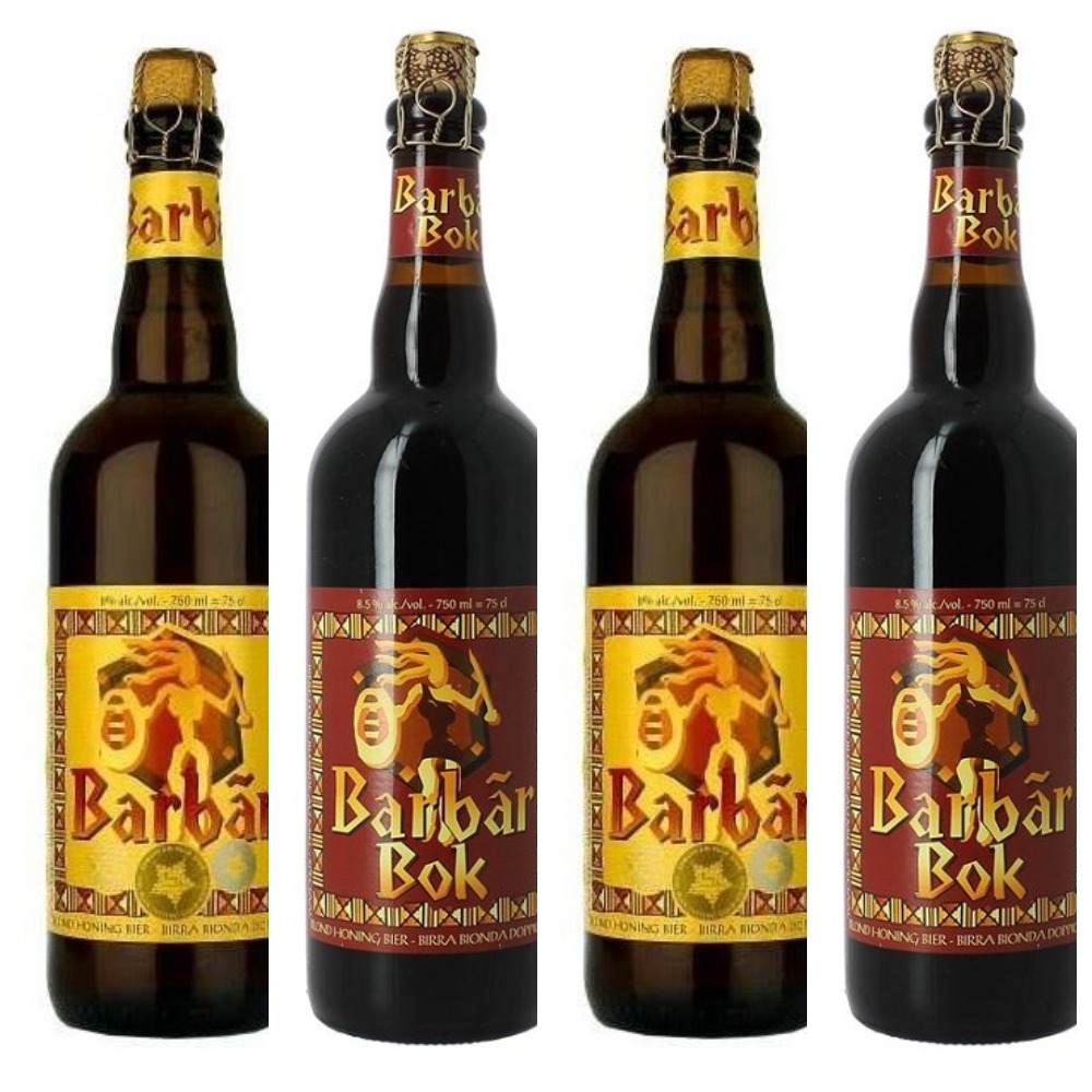  בירה ברבר בלונד/בוק כהה 4 יח' 750 מ"ל 