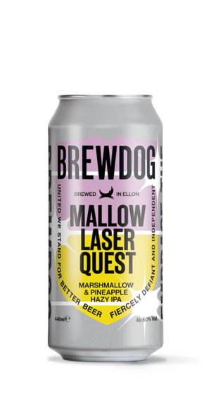 בירה ברודוג מלו לייזר קווסט 440 מ''ל פחית