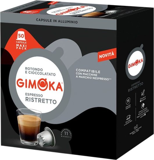 ג'ימוקה תואם נספרסו ריסטרטו 50 יח'