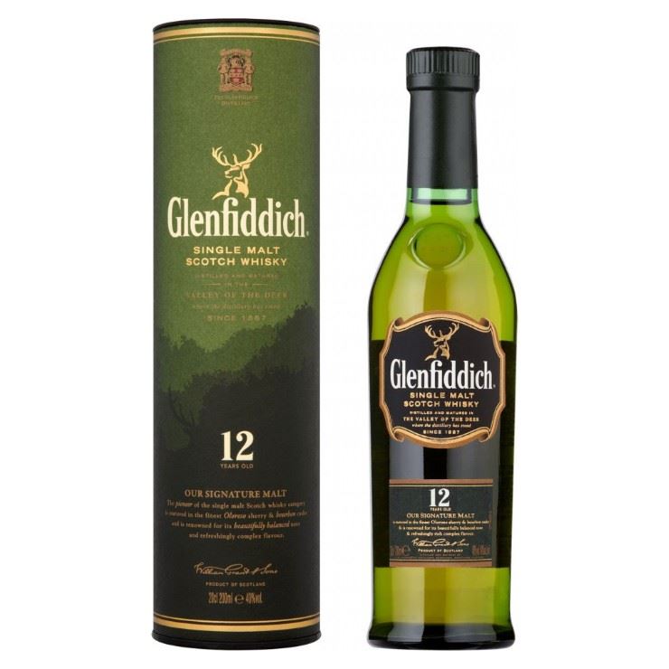 וויסקי גלנפידיך 12 200 מ"ל 