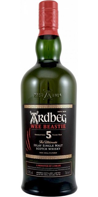 וויסקי ארדבג  ווי ביסטי 5 שנים 700 מ''ל