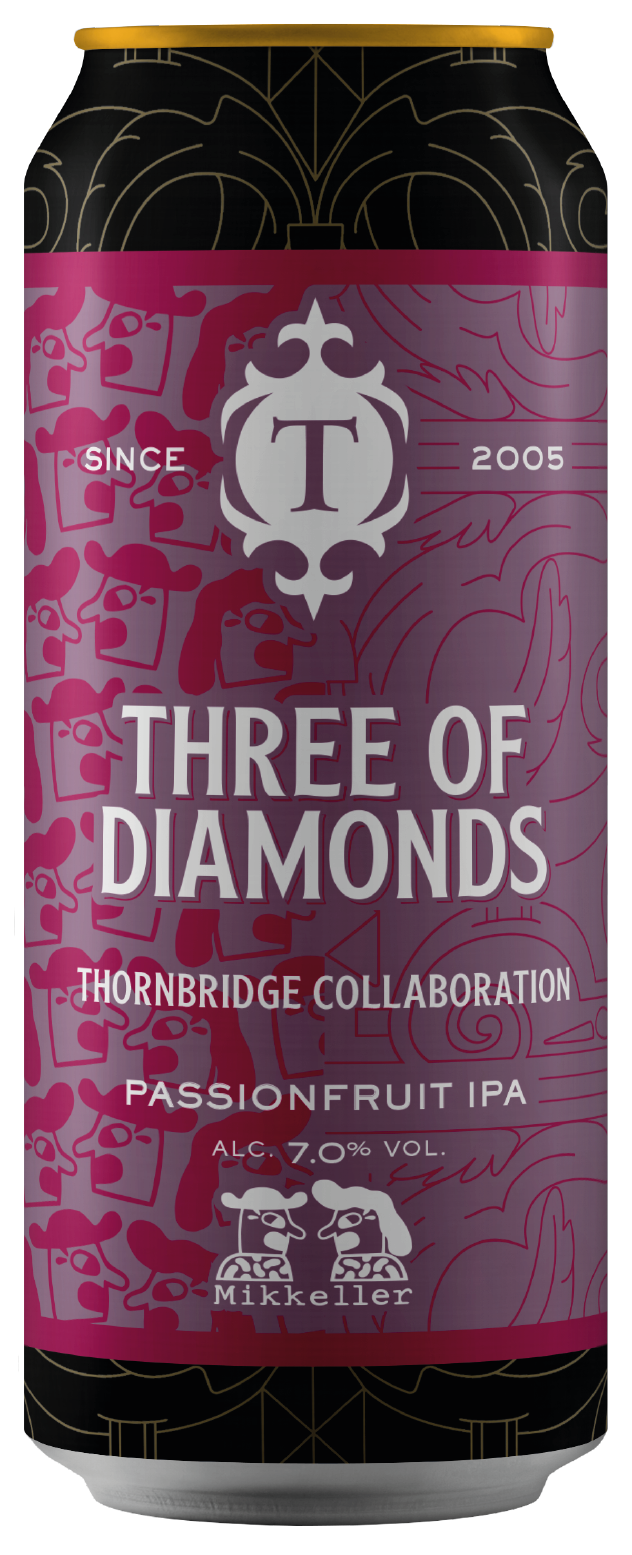 בירה ת'ורנברידג' 3 אוף דאיימונדס 440 מ''ל פחית