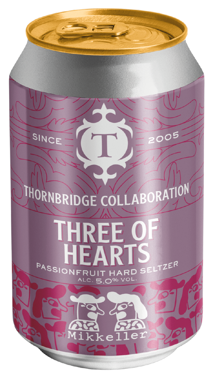 בירה ת'ורנברידג' 3 אוף הארטס 330 מ''ל פחית