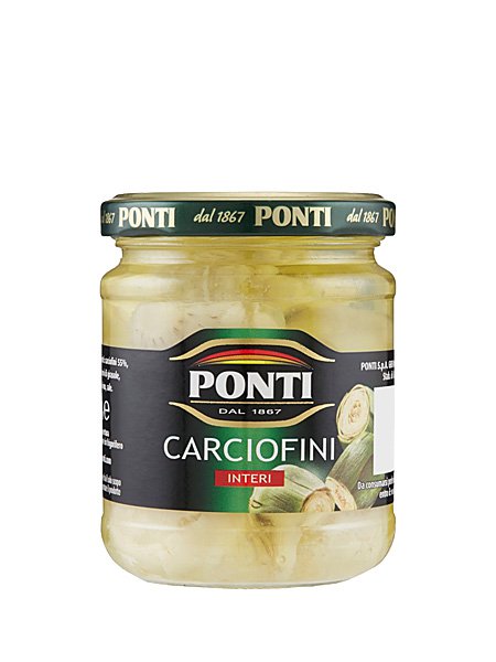 לבבות ארטישוק בשמן חמניות 200 גרם PONTI