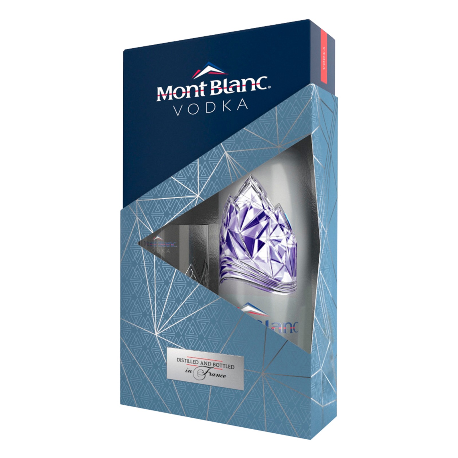 מארז וודקה מון בלאן 700 מ"ל עם כוס