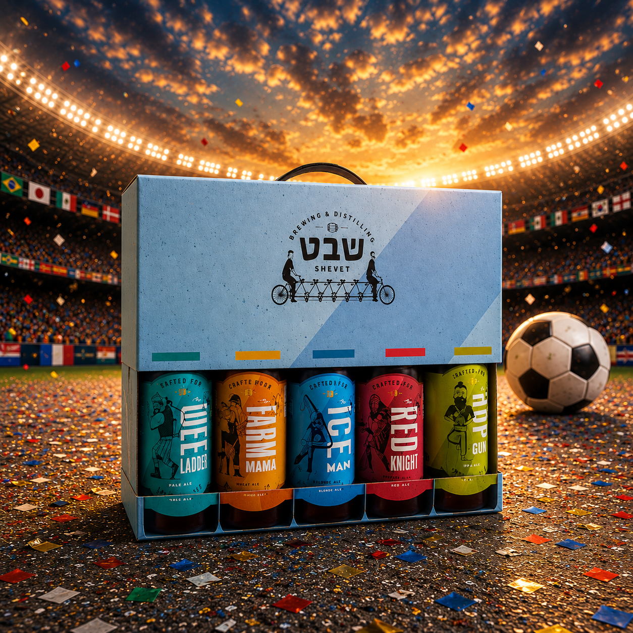 מארז חמישייה בירה שבט