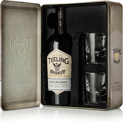 מארז וויסקי טילינג  עם 2 כוסות 