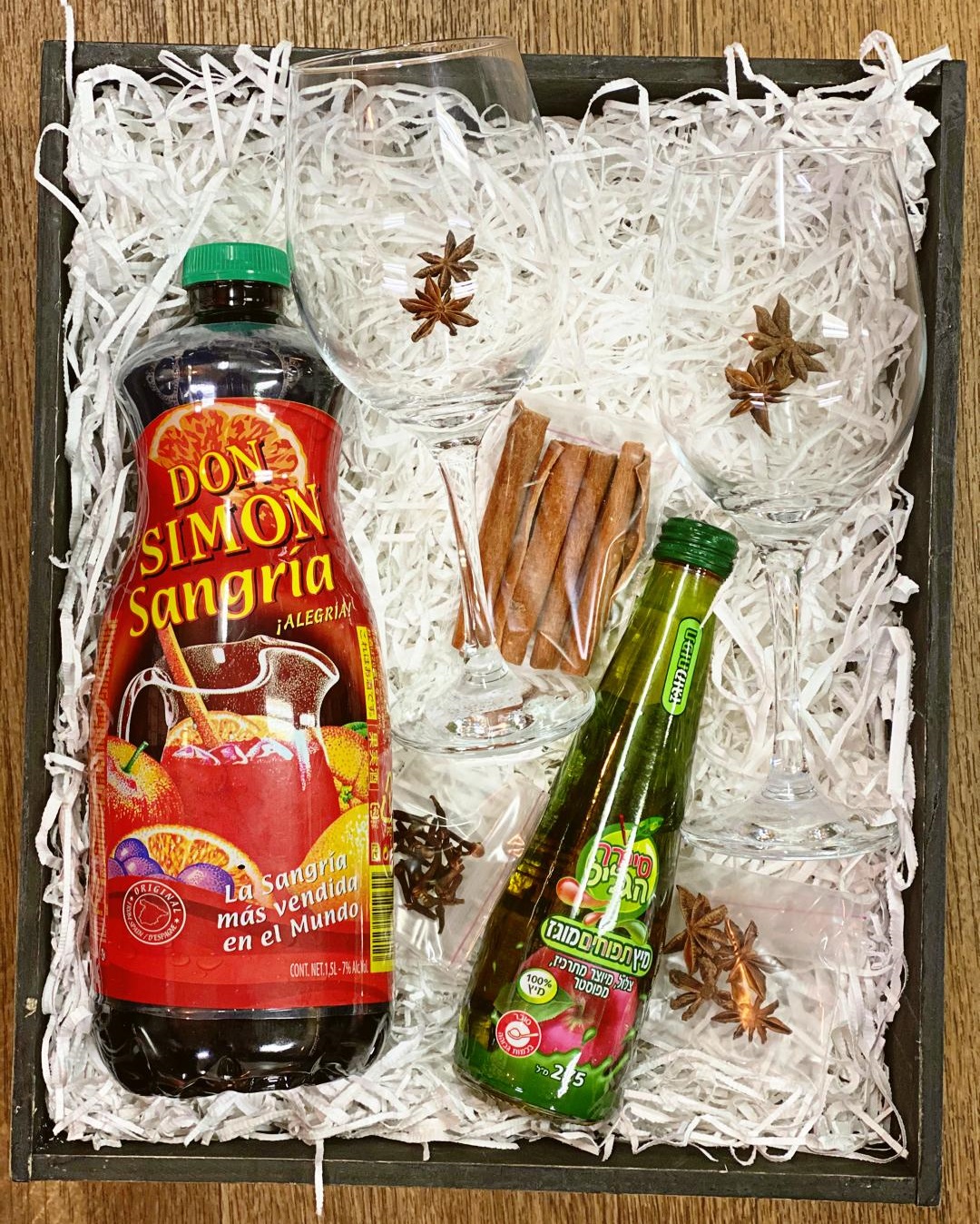 מארז לסנגריה חמה