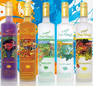 וודקה ואן גוך מיניאטורה 50 מ"ל 