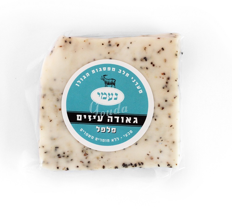 גבינת עיזים רכה כפרית פלפל 200 גר'