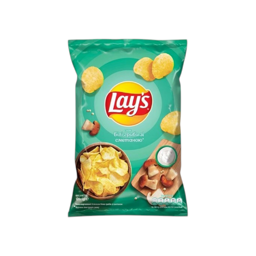 חטיף צ'יפס Lay's בטעם פטריות פורצ'יני