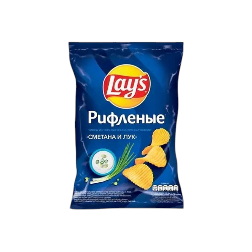 חטיף צ'יפס Lay's בטעם שמנת חמוצה ובצל