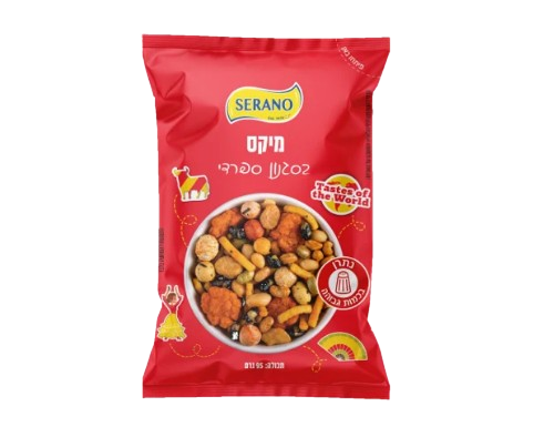 SERANO נשנושים מיקס בסגנון ספרדי 95 גרם