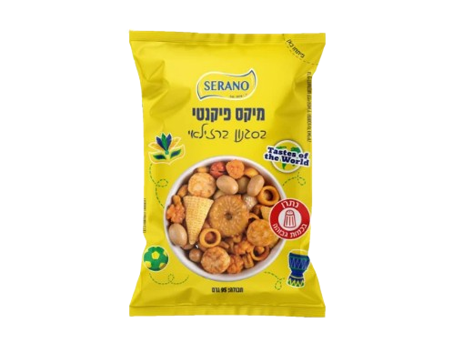 SERANO נשנושים מיקס פיקנטי בסגנון ברזילאי 95 גרם