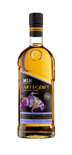 וויסקי מילק אנד האני Art & Craft חבית פורט לבן 700 מ"ל